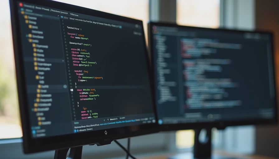 Code editor showing a configuration file and a maintenance document.
