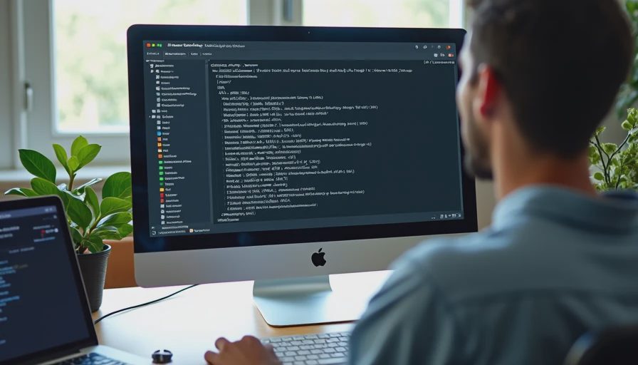 An engineer monitoring system memory and terminal logs while running local embedding scripts.